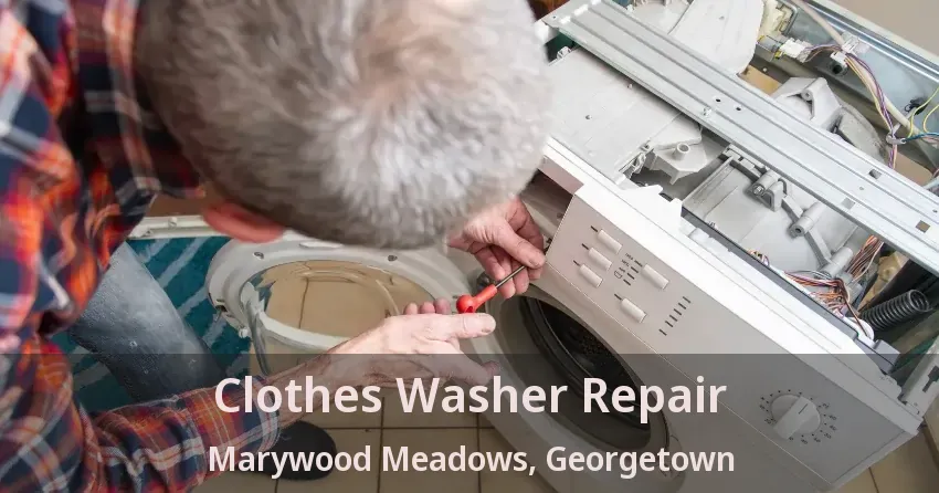 Clothes Washer Repair Marywood Meadows, Georgetown - ON