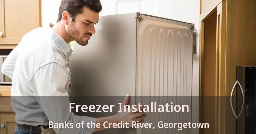 Freezer Installation Banks of the Credit River, Georgetown - ON